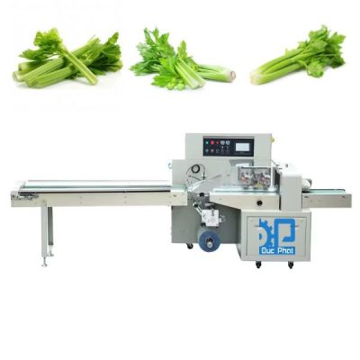 Máy đóng gói cần tây (Khay co màng kín) Máy đóng gói cần tây (Khay co màng kín)