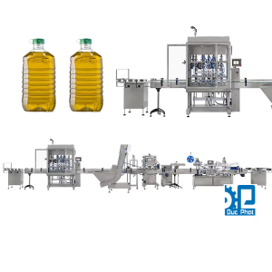 Máy đóng gói dầu ăn dạng can 5 lít