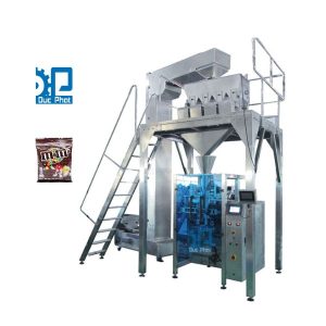 Máy đóng gói kẹo viên socola dạng túi bụng