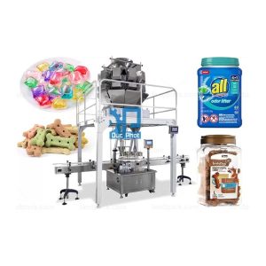 Máy đóng gói socola dạng lọ
