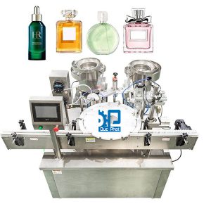 Máy đóng gói nước hoa dạng chai nắp xịt