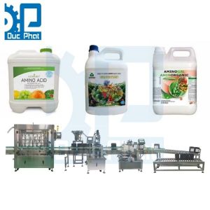 Máy đóng gói phân bón dạng nước đóng can