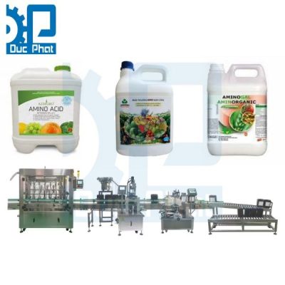 Máy đóng gói phân bón dạng nước đóng can
