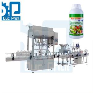 Máy đóng gói phân bón dạng nước đóng chai