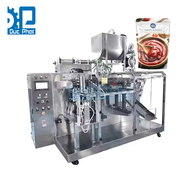 Máy đóng gói sốt ướp thịt dạng túi sẵn Máy đóng gói sốt ướp thịt dạng túi sẵn