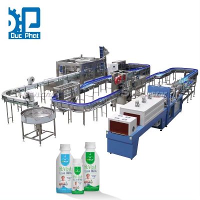 Máy đóng gói sữa tươi dạng chai Máy đóng gói sữa tươi dạng chai