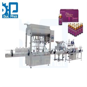 Máy đóng gói thực phẩm chức năng nước dạng chai