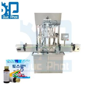 Máy đóng gói thuốc nước, siro dạng chai/lọ