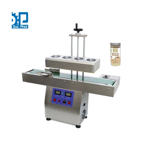 Máy dán màng seal nhôm tự động