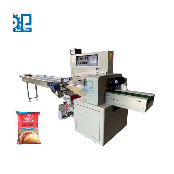 Máy đóng gói bánh hamburger túi bụng Máy đóng gói bánh hamburger túi bụng