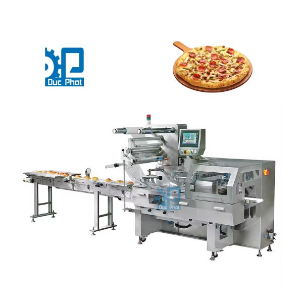 Máy đóng gói bánh pizza túi lớn Máy đóng gói bánh pizza túi lớn