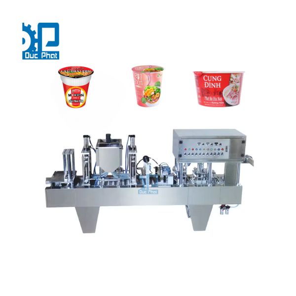 Máy đóng gói bún ăn liền dạng cốc, bát Máy đóng gói bún ăn liền dạng cốc, bát
