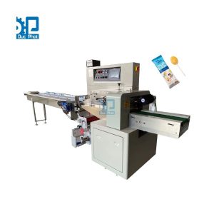 Máy đóng gói kẹo mút socola túi bụng