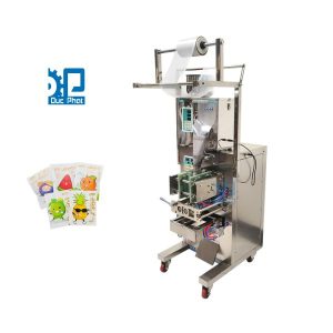 Máy đóng gói thạch hoa quả ăn liền túi 4 biên
