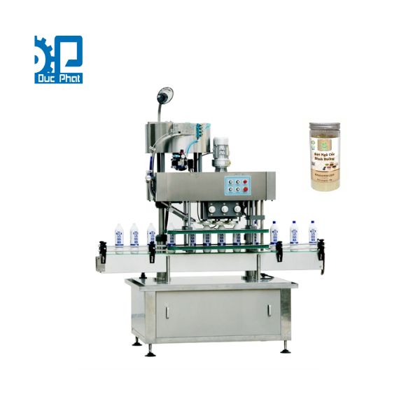 Máy xoắn nắp chai tự động