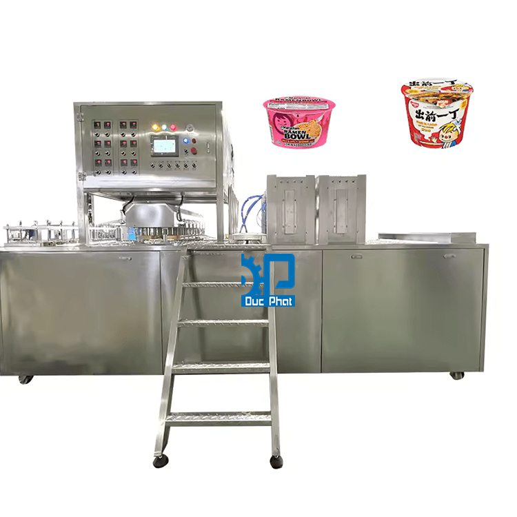 Máy đóng gói mì ăn liền dạng hộp hàn miệng Máy đóng gói mì ăn liền dạng hộp hàn miệng