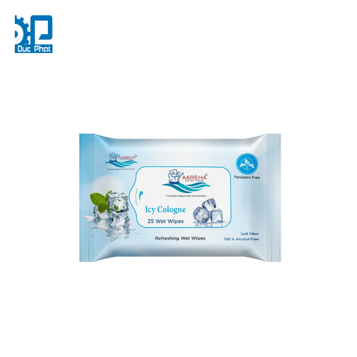 Thiết kế bao bì khăn ướt tối giản sang trọng Thiết kế bao bì khăn ướt tối giản sang trọng